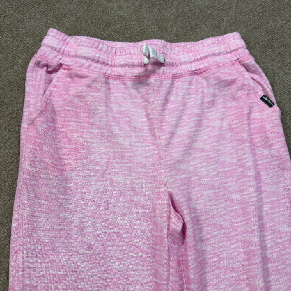 Eddie Bauer Girls Space Dye Jogger Pants Set of 2 Pink Purple Kids Size M 10/12 - Picture 7 of 8